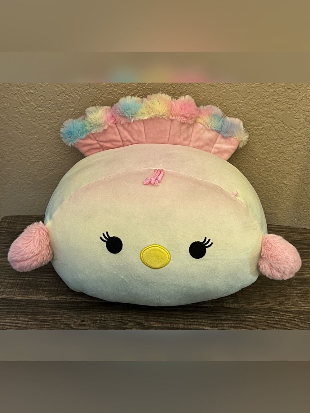 Squishmallow Official Kellytoy Collectible Plush “Briannika” Rainbow Peacock